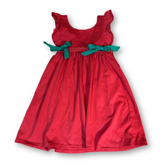 Christmas Red and Green Dress size 5/6 - Picture 1 of 2